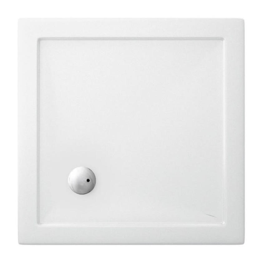 Cutout image of Crosswater 800 x 800mm Square Shower Tray